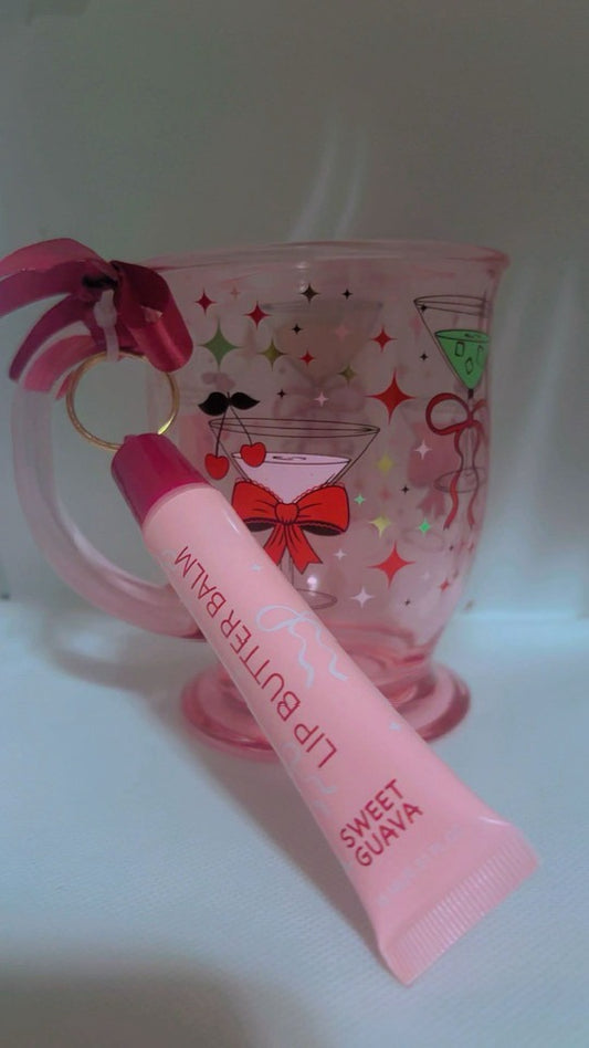 YOLELUX Tasse Cocktail 350ml - Design Fête avec Lip Balm